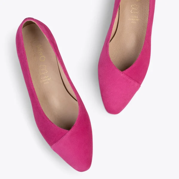 MiMaO ShopOnline MARIE – Chaussures à Talon Bas Et Bout Fin FUCHSIA 3