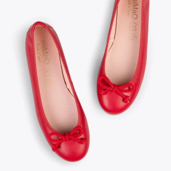 MiMaO ShopOnline BALLET – Ballerines Pour Femme ROUGE 3