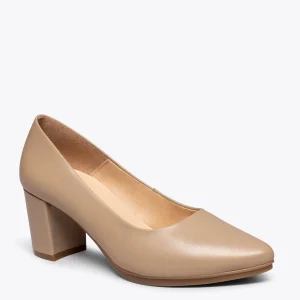 MiMaO ShopOnline URBAN S SOIRÉE – Chaussures à Talon Moyen En Cuir Nappa CAMEL 15