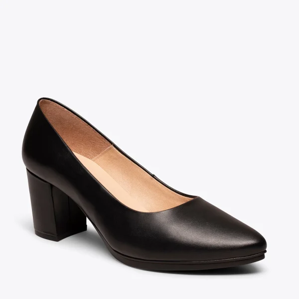 MiMaO ShopOnline URBAN S SOIRÉE – Chaussures à Talon Moyen En Cuir Nappa NOIR 5