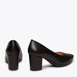 MiMaO ShopOnline URBAN S SOIRÉE – Chaussures à Talon Moyen En Cuir Nappa NOIR 13