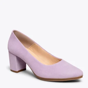 MiMaO ShopOnline URBAN S – Chaussures à Talon Moyen En Daim MAUVE 15