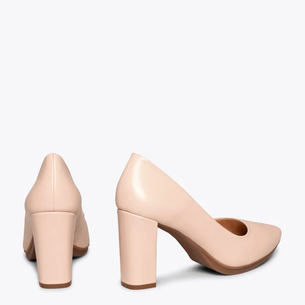 MiMaO ShopOnline URBAN SOIRÉE – Chaussures à Talon Haut En Cuir Nappa NUDE 4