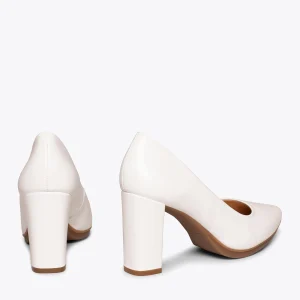 MiMaO ShopOnline URBAN SOIRÉE – Chaussures à Talon Haut En Cuir Nappa BLANC 13