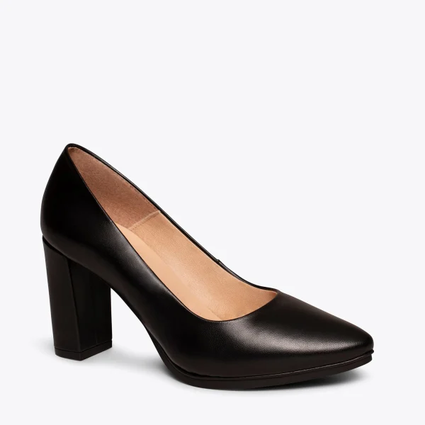 MiMaO ShopOnline URBAN SOIRÉE – Chaussures à Talon Haut En Cuir Nappa NOIR 5
