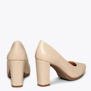 MiMaO ShopOnline URBAN SOIRÉE – Chaussures à Talon Haut En Cuir Nappa BEIGE 13