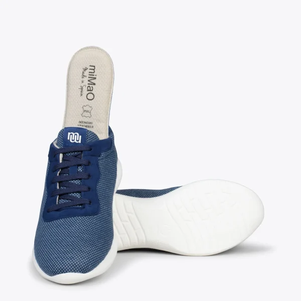 MiMaO ShopOnline YOGA – Baskets En Laine Mérinos BLEU MARINE 6