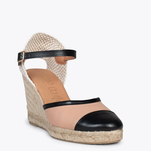 MiMaO ShopOnline VALENCIANA – Espadrilles Compensées En Cuir Nappa MAKE UP 5