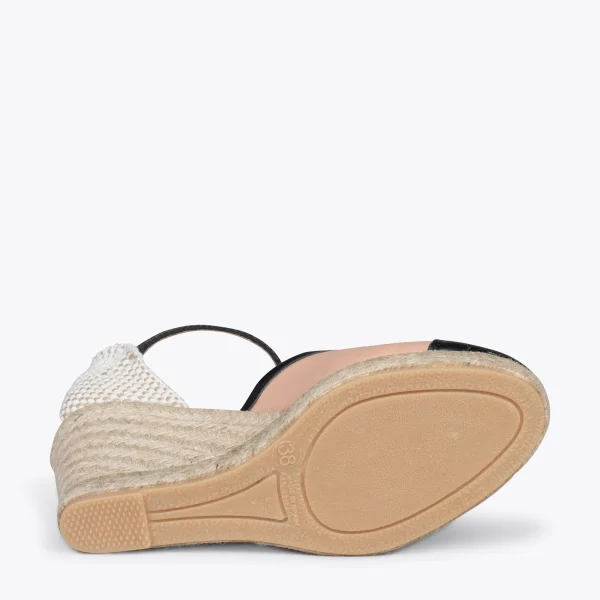 MiMaO ShopOnline VALENCIANA – Espadrilles Compensées En Cuir Nappa MAKE UP 6