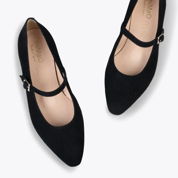 MiMaO ShopOnline BABIES – Ballerines à Bracelet NOIR 3