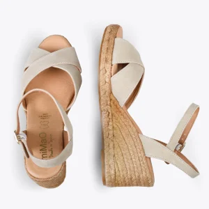 MiMaO ShopOnline CALPE – Espadrilles Artisanales à Lanières Et Boucle BEIGE 10