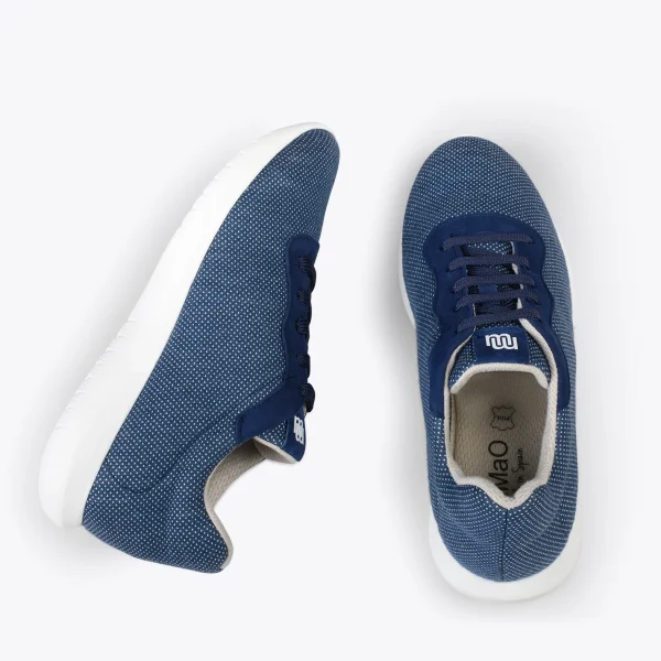 MiMaO ShopOnline YOGA – Baskets En Laine Mérinos BLEU MARINE 3