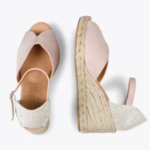 MiMaO ShopOnline SITGES – Espadrilles Compensées à Bout Ouvert NUDE 10