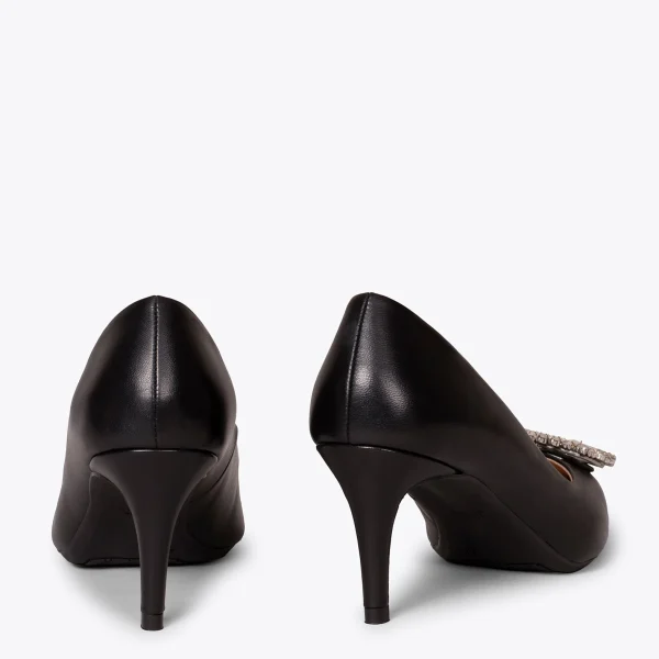 MiMaO ShopOnline ELLA – Chaussures à Talon Aiguille Avec Strass NOIR 4