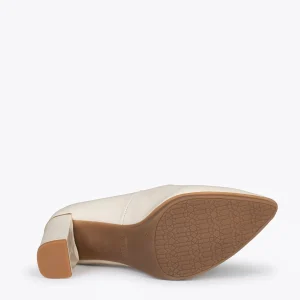MiMaO ShopOnline URBAN VERNI – Chaussures à Talon En Cuir Verni Et Détail Métallique OS 17