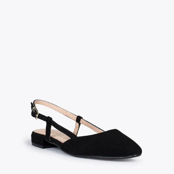 MiMaO ShopOnline BRUNCH – Chaussures à Talon Bas Et Bride Arrière NOIR 5