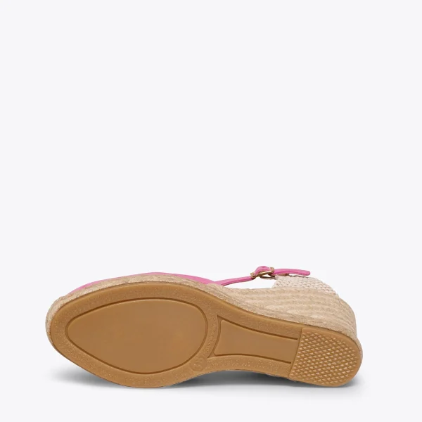 MiMaO ShopOnline NERJA – Espadrilles à Talon Haut ROSE 6