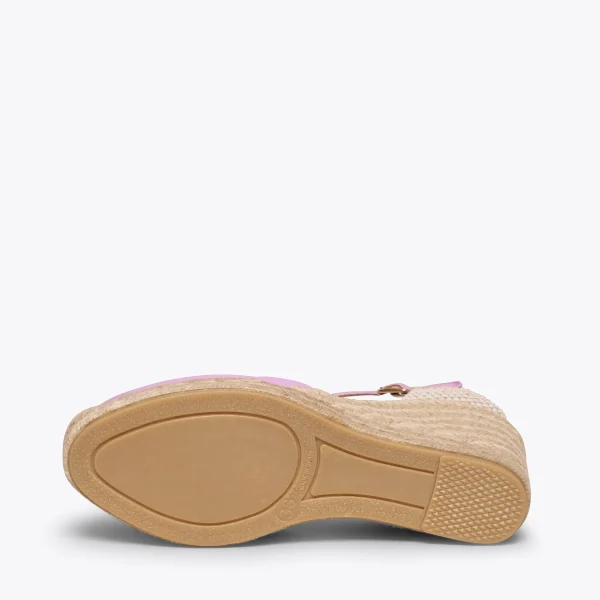 MiMaO ShopOnline NERJA – Espadrilles à Talon Haut MAUVE 6