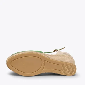 MiMaO ShopOnline NERJA – Espadrilles à Talon Haut VERT 16