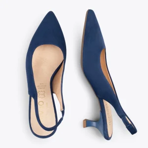 MiMaO ShopOnline URBAN KITTEN Talon Ouvert – Chaussures à Talon évasé BLEU MARINE 10