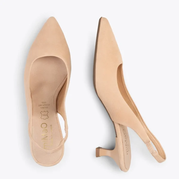 MiMaO ShopOnline URBAN KITTEN Talon Ouvert – Chaussures à Talon évasé TERRE 3