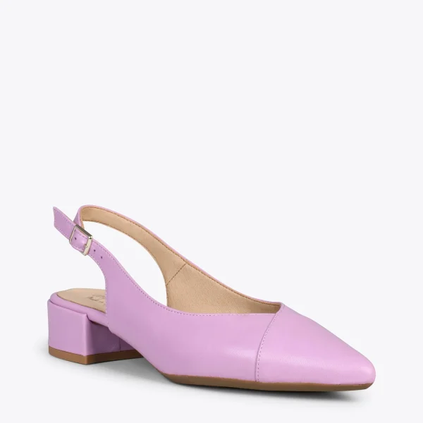 MiMaO ShopOnline HEAVEN – Slingback à Bout Fin LAVANDE 5