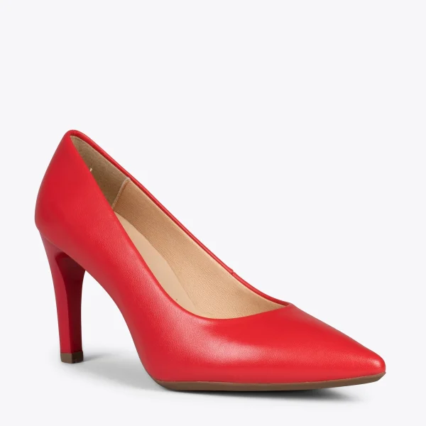 MiMaO ShopOnline GLAM – Chaussures élégantes à Talon Haut ROUGE 5