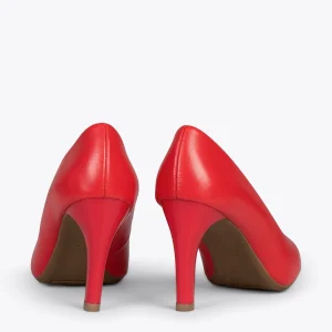 MiMaO ShopOnline GLAM – Chaussures élégantes à Talon Haut ROUGE 12