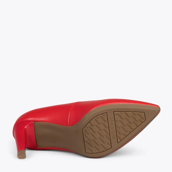 MiMaO ShopOnline GLAM – Chaussures élégantes à Talon Haut ROUGE 6