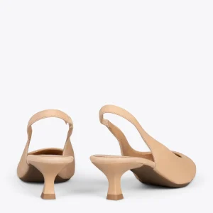 MiMaO ShopOnline URBAN KITTEN Talon Ouvert – Chaussures à Talon évasé TERRE 12