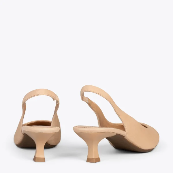 MiMaO ShopOnline URBAN KITTEN Talon Ouvert – Chaussures à Talon évasé TERRE 4