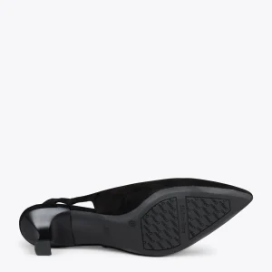 MiMaO ShopOnline URBAN KITTEN Talon Ouvert – Chaussures à Talon évasé NOIR 16