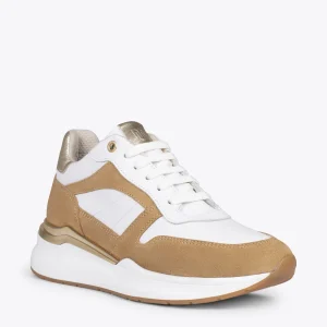 MiMaO ShopOnline FREEDOM – Baskets Hautes à Semelle Amovible BEIGE 15