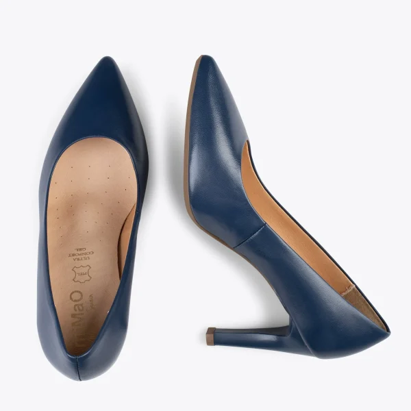 MiMaO ShopOnline GLAM – Chaussures élégantes à Talon Haut BLEU MARINE 3