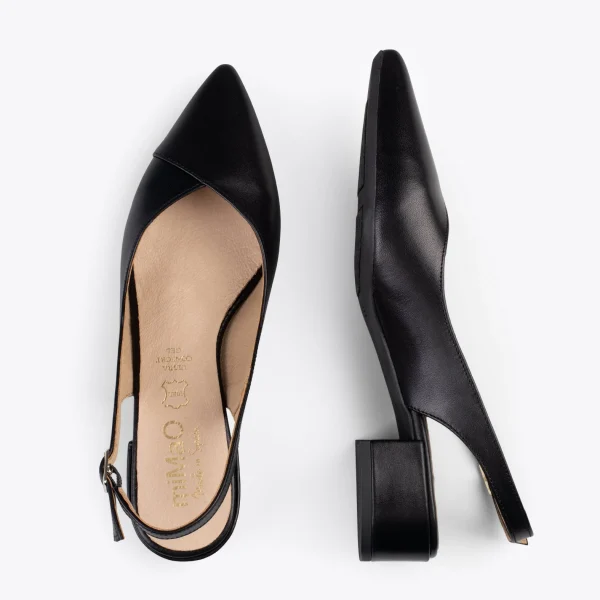 MiMaO ShopOnline HEAVEN – Slingback à Bout Fin NOIR 3
