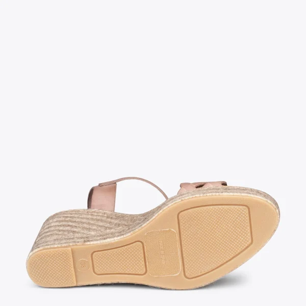 MiMaO ShopOnline OASIS – Espadrilles à Tige Tressée TAUPE 6