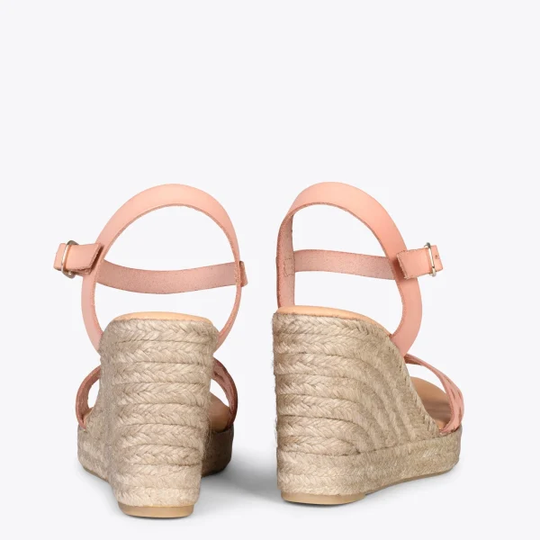 MiMaO ShopOnline OASIS – Espadrilles à Tige Tressée NUDE 4