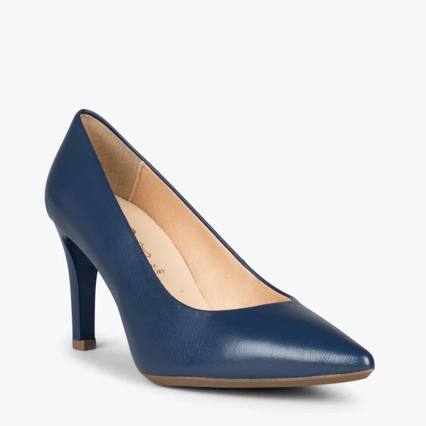 MiMaO ShopOnline GLAM – Chaussures élégantes à Talon Haut BLEU MARINE 5
