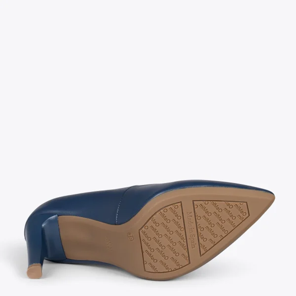 MiMaO ShopOnline GLAM – Chaussures élégantes à Talon Haut BLEU MARINE 6