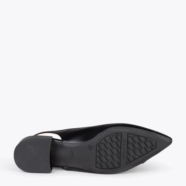 MiMaO ShopOnline HEAVEN – Slingback à Bout Fin NOIR 6