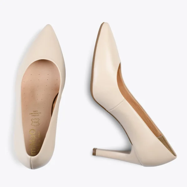 MiMaO ShopOnline GLAM – Chaussures élégantes à Talon Haut BEIGE 3