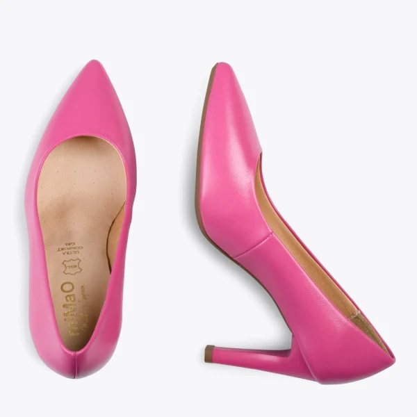 MiMaO ShopOnline GLAM – Chaussures élégantes à Talon Haut FUCHSIA 3