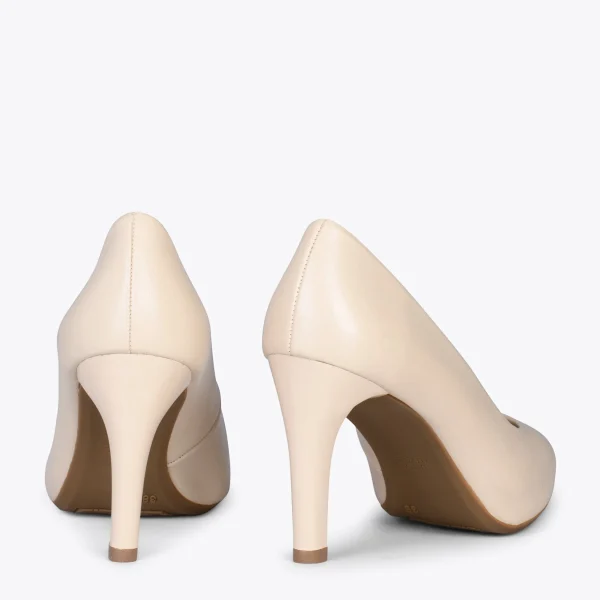 MiMaO ShopOnline GLAM – Chaussures élégantes à Talon Haut BEIGE 4