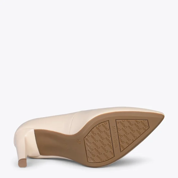 MiMaO ShopOnline GLAM – Chaussures élégantes à Talon Haut BEIGE 5