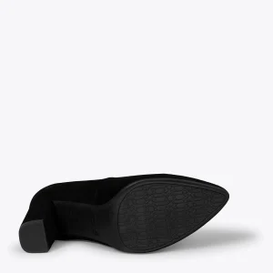MiMaO ShopOnline URBAN – Chaussures à Talon Haut En Daim NOIR 17