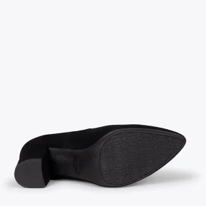 MiMaO ShopOnline URBAN S – Chaussures à Talon Moyen En Daim NOIR 17