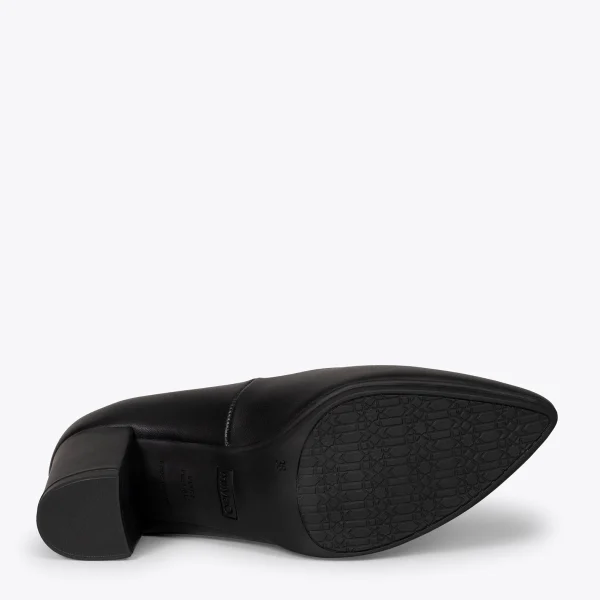 MiMaO ShopOnline URBAN S SOIRÉE – Chaussures à Talon Moyen En Cuir Nappa NOIR 6