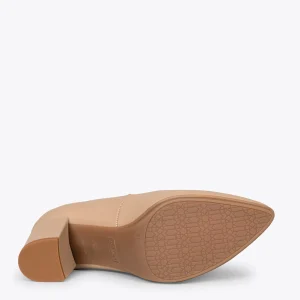 MiMaO ShopOnline URBAN S SOIRÉE – Chaussures à Talon Moyen En Cuir Nappa CAMEL 17