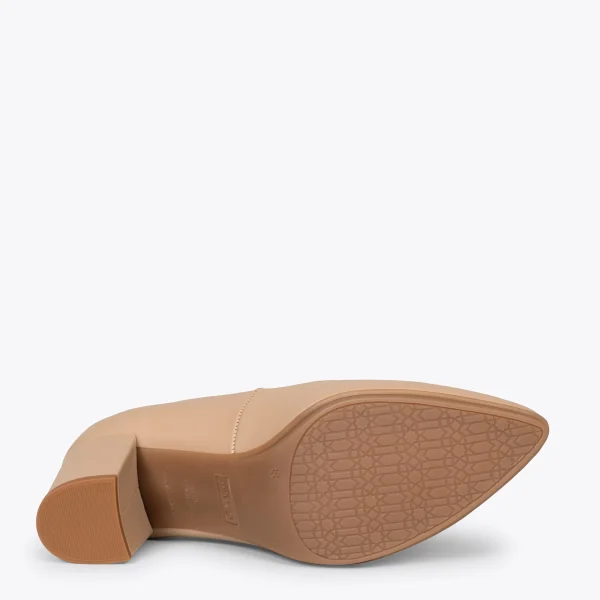 MiMaO ShopOnline URBAN S SOIRÉE – Chaussures à Talon Moyen En Cuir Nappa CAMEL 6
