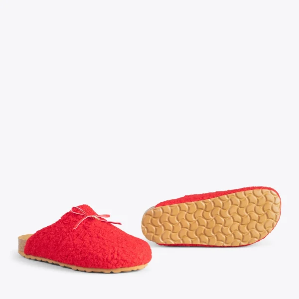 MiMaO ShopOnline SWEET DREAMS – Pantoufles à Noeud ROUGE 5